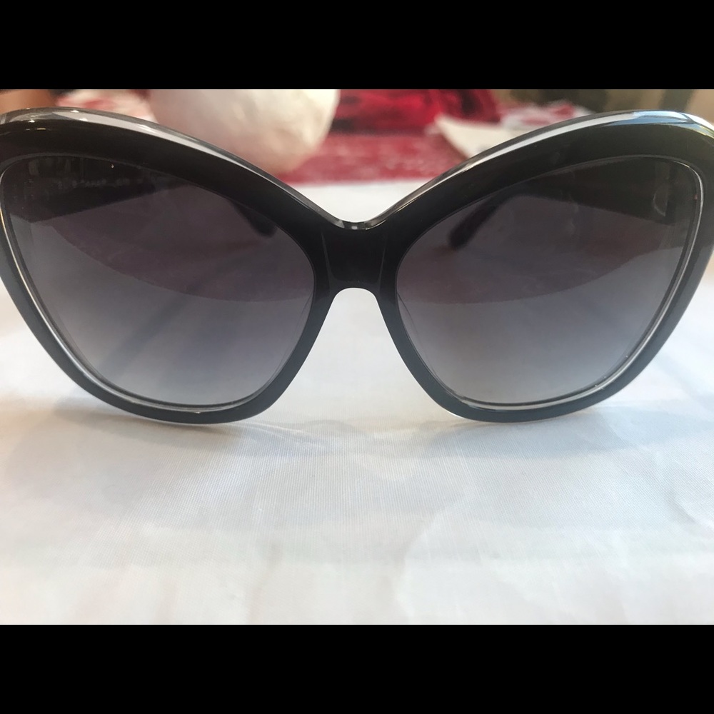 Elie Tahari Women Acetate Wide Cat Eye Sunglasses